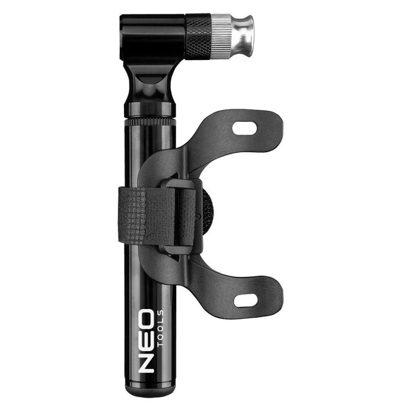 Neo Tools Насос велосипедний, з кронштейном для кріплення до рами, 13.7 см, 0.07 кг