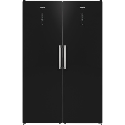 Gorenje Холодильна камера, 185x60х66, 398л, А++, дисплей, зона св-ті, чорний