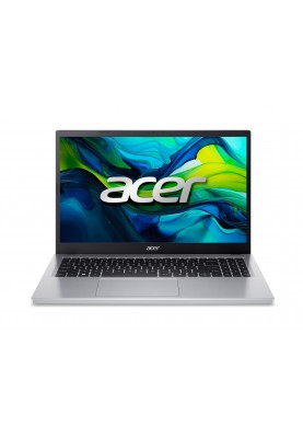 Acer Ноутбук Aspire Go AG15-31P 15.6" FHD IPS, Intel P N200, 8GB, F512GB, UMA, Lin, сріблястий