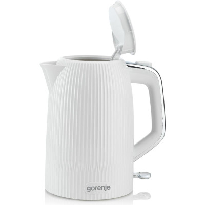 Gorenje Електрочайник 1.7л, Strix-контроль, білий матовий