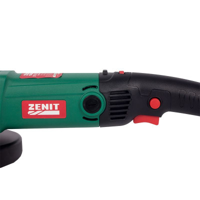 ZENIT Шліфмашина кутова ЗУШ-125/1250 рс 125мм 1250ВТ 3000-11000об·хв 2.1кг