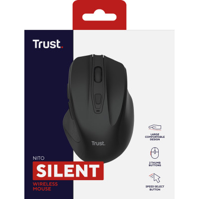 Trust Миша Trust Nito Silent, WL, чорний Trust Миша Trust Nito Silent, WL, чорний