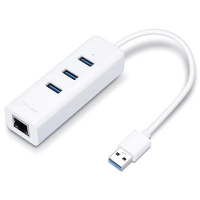 TP-Link Мережевий адаптер UE330 USB3.0 to GE 3xUSB3.0 HUB