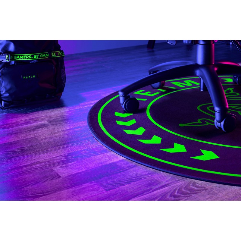 Razer Килимок під крісло Razer Team Floor Rug, чорно-зелений