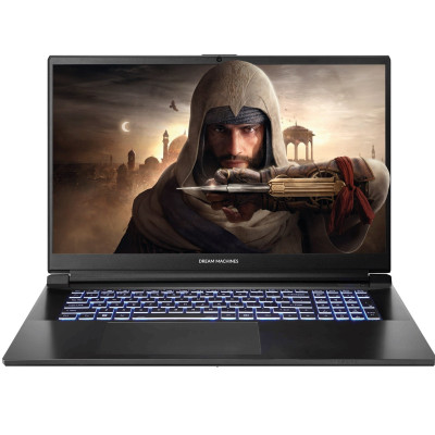 Dream Machines Ноутбук RG4070-17 17.3FHD IPS, Intel i7-13700H, 16GB, F1TB, NVD4070-8, DOS, чорний