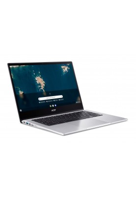 Acer Ноутбук Chromebook Spin CP314-1HN 14" FHD IPS, Intel C N4500, 8GB, F128GB, UMA, ChromeOS, сріблястий