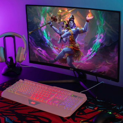2E Gaming Монітор 27" R2723BV HDMI, DP, VA, 165Hz, 6ms, CURVED, FreeSync 2E Gaming Монітор 27" R2723BV HDMI, DP, VA, 165Hz, 6ms, CURVED, FreeSync