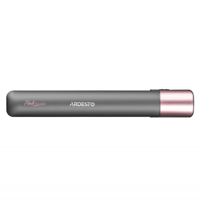 2E Випрямляч Pink Touch, 50Вт, 160-200C, аккумуляторний, кераміка, сірий+рожевий