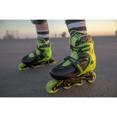NEON Ролики COMBO SKATES Салатовий (Размер 30-33)