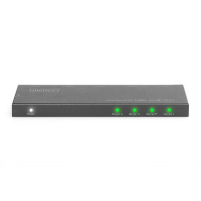 Digitus Відеосплітер HDMI (INx1 - OUTx4), 4K, Ultra Slim