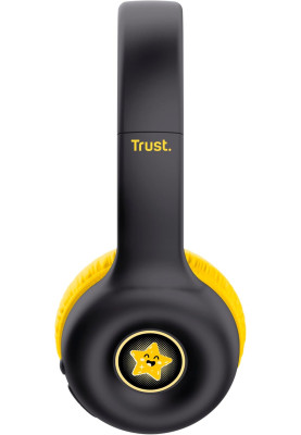 Trust Навушники On-ear Nouna Kids, Wireless, Mic, Чорний