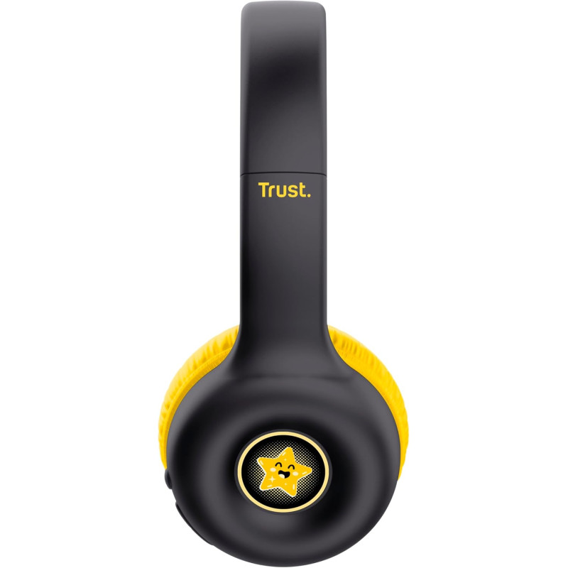 Trust Навушники On-ear Nouna Kids, Wireless, Mic, Чорний