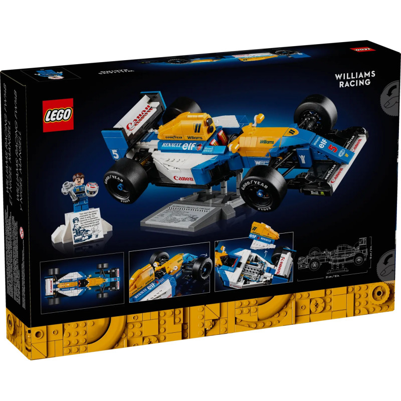 LEGO Конструктор Icons Williams Racing FW14B і Найджел Менселл