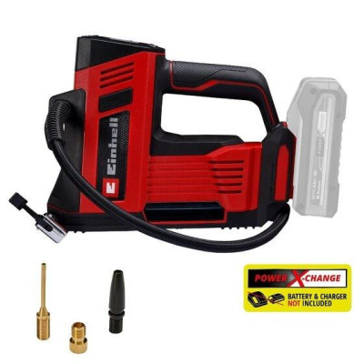 Einhell Компресор повітряний акумуляторний CE-CC 18/23 D Li - Solo, 18В, до 12л/хв, 11бар, 1.16кг без АКБ та ЗП