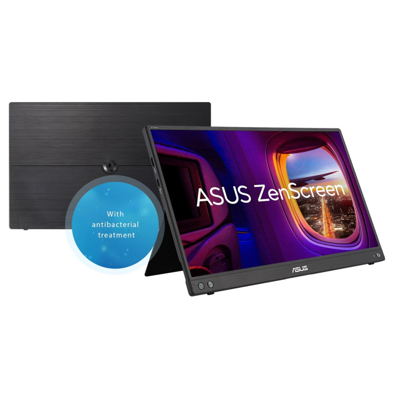 ASUS Монітор портативний 15.6" ZenScreen MB16AHV mHDMI, 2xUSB-C, IPS, Cover