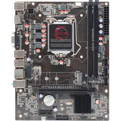 AFOX Материнська плата IH61-MA5-V6 s1155 H61 2xDDR3 D-Sub HDMI mATX