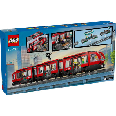 LEGO Конструктор Трамвай та вокзал у центрі міста