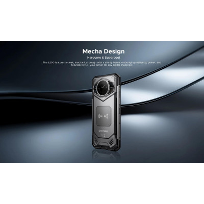Doogee Смартфон S200 5G 6.72" 12/256ГБ, 2SIM, 10100мА•рік, темно-сірий