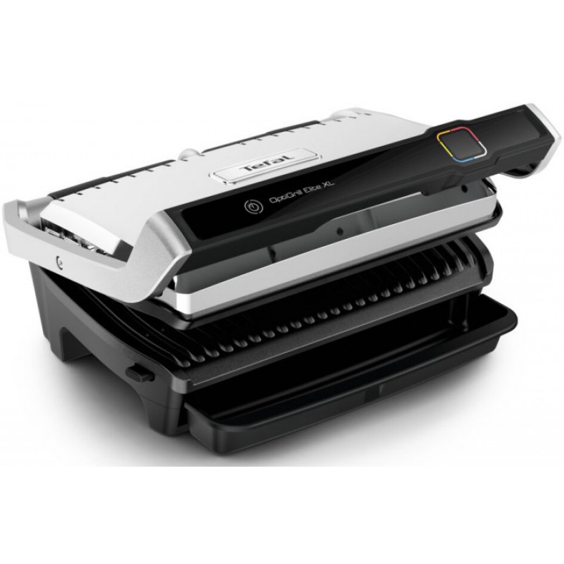 Tefal Гриль прижимний OptiGrill Elite XL 2200Вт, темп. режимів-16, з`ємні пластини, метал