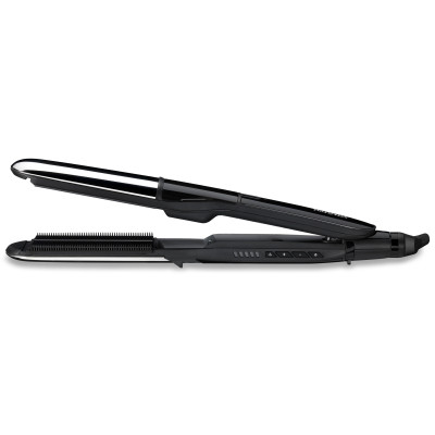 BaByliss ST496E, Випрямляч для волосся з функцією парі, 67 Вт, чорний