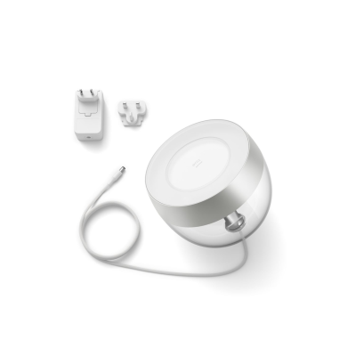 Philips Hue Настільний світильник розумний  Iris, 2000K-6500K, RGB, ZigBee, Bluetooth, димування, срібний