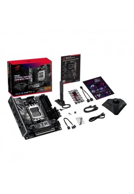 ASUS Материнська плата ROG STRIX X870-I GAMING WIFI sAM5 X870 2xDDR5 M.2 HDMI WiFi BT mITX