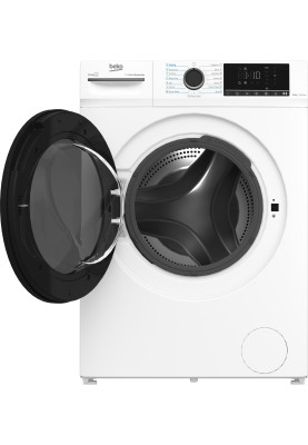 Beko Прально-сушильна машина Beko фронтальна, 7(5)кг, 1400, D, 52см, дисплей, інвертор, пара, білий