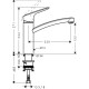 Hansgrohe Змішувач Logis для кухонної мийки 71832000