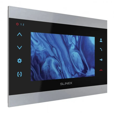 Slinex Відеодомофон SL-07N Cloud, IPS 7", детектор руху, переадресація, сріблястий чорний