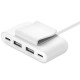 Belkin Адаптер 2хUSB-C/2хUSB-A, 2м, білий