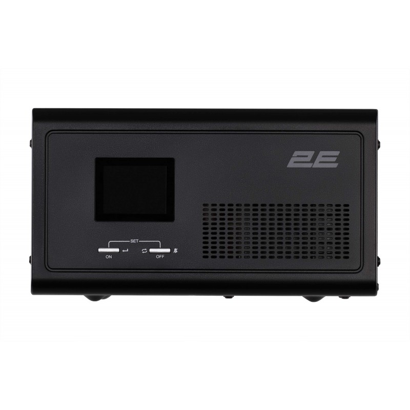 2E Інвертор 2E HI1600, 1600W, 24V - 230V, LCD, AVR, 2xSchuko + DC output