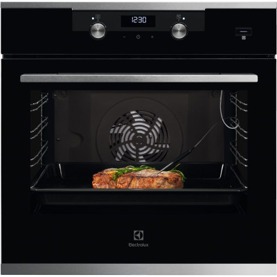 Electrolux Духовий шафа електричний, 72л, A+, пара, дисплей, конвекція, телескопічні напрямні, чорний