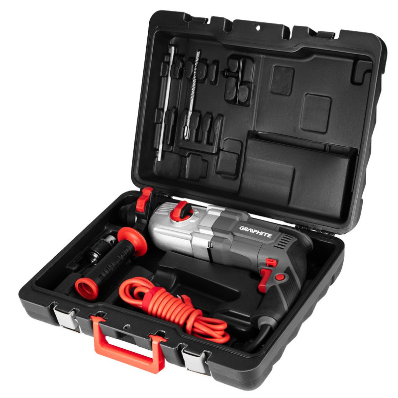 Graphite Перфоратор SDS-plus 900Вт 3.4Дж кейс 6.1кг