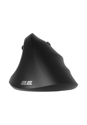2E Миша MF325 Silent, WL/BT, вертикальна, чорний