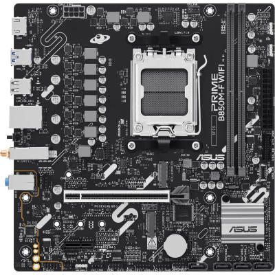 ASUS Материнська плата PRIME B850M-F WIFI sAM5 B850 2xDDR5 M.2 HDMI Wi-Fi BT mATX