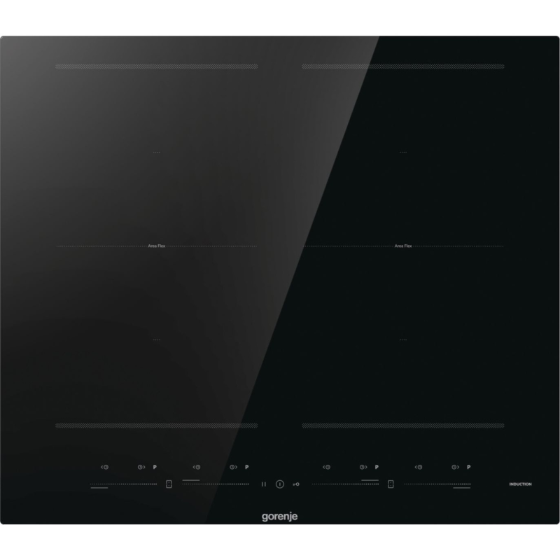 Gorenje Варильна поверхня індукційна, 60см, PowerBoost, TouchControl, збільшена площа приготування, чорний