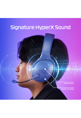 HyperX Гарнітура гравця Cloud Jet, WL/USB-A/USB-C, чорний