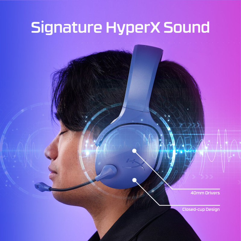 HyperX Гарнітура ігрова Cloud Jet, WL/USB-A/USB-C, чорний