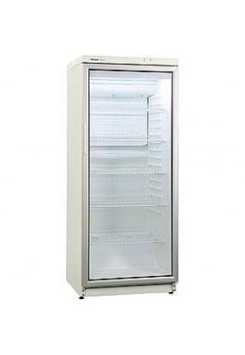 SNAIGE Холодильна вітрина CD29DM-S300S, 145х60х60см, 1 дв., 290л, E, ST, Полиць - 5;, Бут.- 126шт,