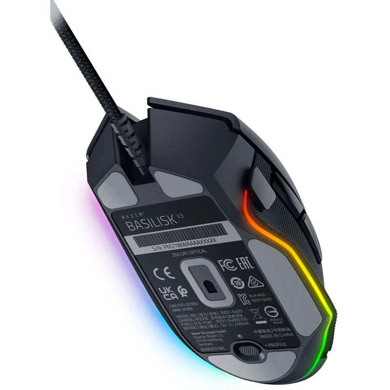 Razer Миша ігрова Basilisk V3 USB RGB Black