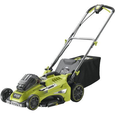 Ryobi Газонокосарка RLM36X46H50PG, дека 46см, 36В, акумуляторна з функцією Power-Assist, АКБ 1х5.0Ач.