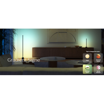 Philips Hue Настільний світильник розумний Signe,  білий