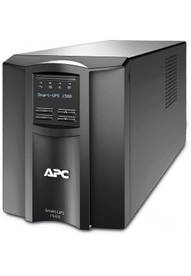 APC Джерело безперебійного живлення Smart-UPS 1500VA/1000W, LCD, USB, SmartConnect, 8xC13