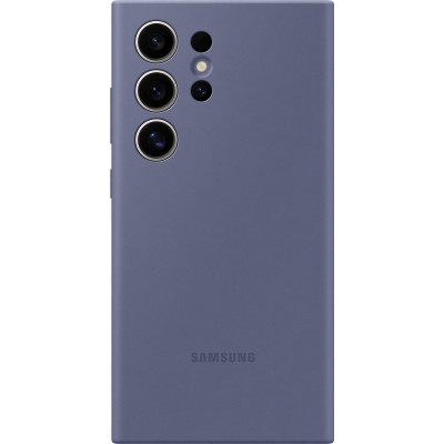 Samsung Чохол для Galaxy S24 Ultra (S928), Silicone Case, фіолетовий