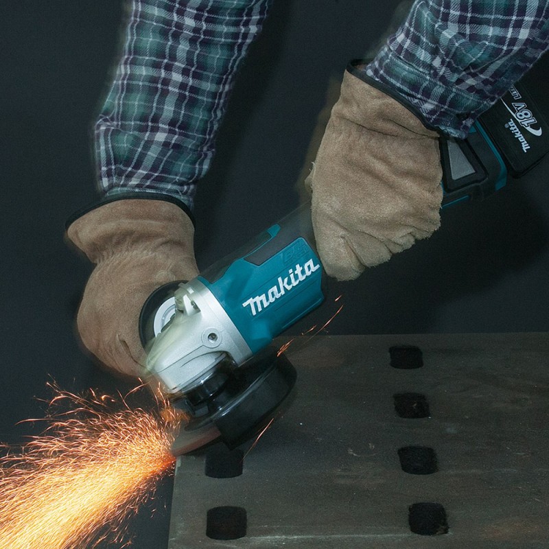 Makita Шліфмашина кутова акумуляторна DGA 504 Z 125мм LXT 18В 8500об·хв 2.3кг без АКБ та ЗП