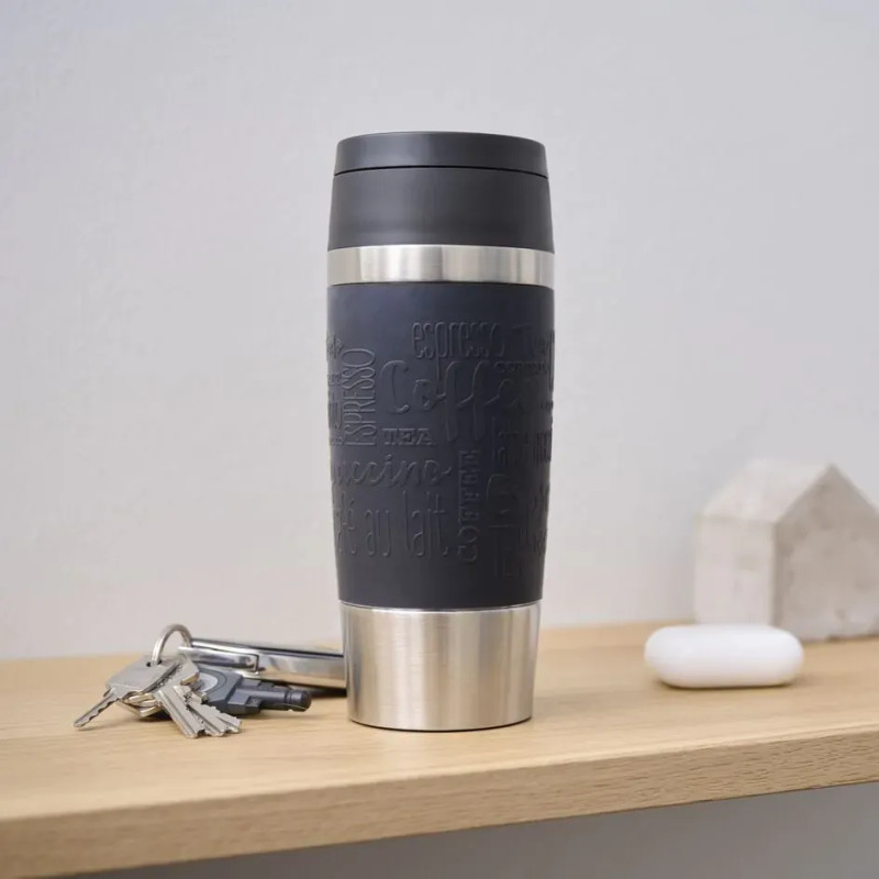 Tefal Термочашка Travel Mug Classic, 360мл, нержавіюча сталь, чорний