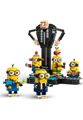 LEGO Конструктор Despicable Me 4 Ґру й посіпаки з кубиків