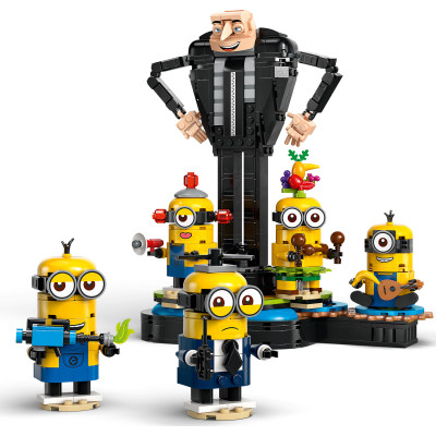 LEGO Конструктор Despicable Me 4 Ґру й посіпаки з кубиків