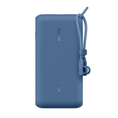 Belkin Акумулятор портативний літій-іонний Power Bank Belkin 20000мА·рік, 20Вт, з дисплеєм, синій