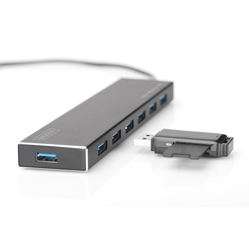 Digitus Концентратор USB 3.0 Hub, 7 Port